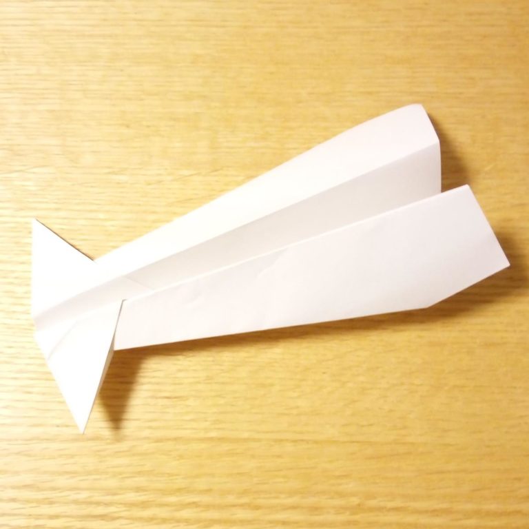 イカ飛行機の折り方を長方形で 簡単でシンプルだから子供も喜ぶ Life Is Happy