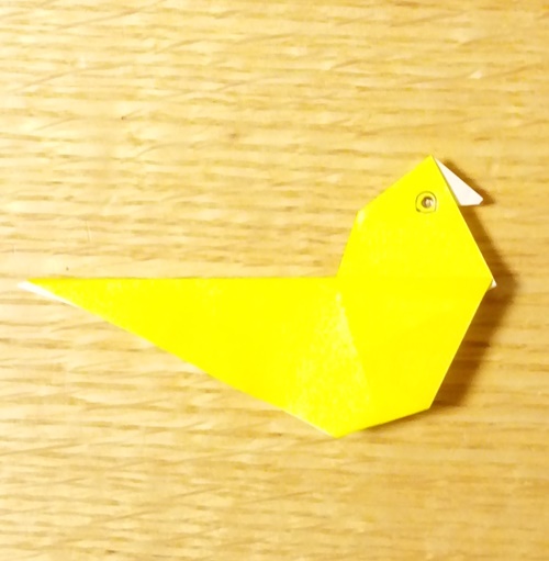 鳩の折り紙の折り方 簡単に作れて箸置きとしてもテーブルを彩ります