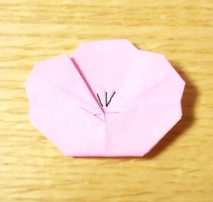 梅の花,折り紙,折り方,簡単